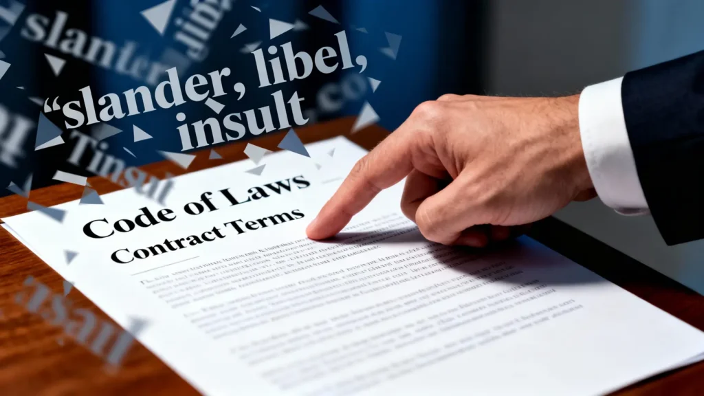 一篇搞懂「誣蔑、詆毀、侮辱罪」:定義、構成要件與法律責任全解析 2 一篇搞懂「誣蔑、詆毀、侮辱罪」:定義、構成要件與法律責任全解析