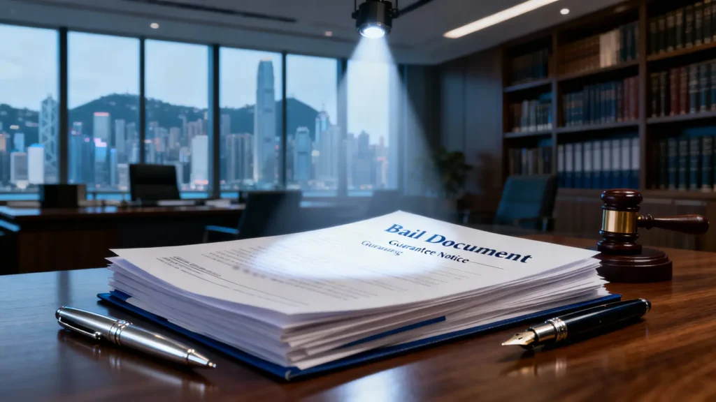保釋紙、擔保紙、保釋通知書與英文術語全攻略:2026香港法律指南 2 保釋紙,擔保紙,保釋通知書與英文術語全攻略:2026香港法律指南