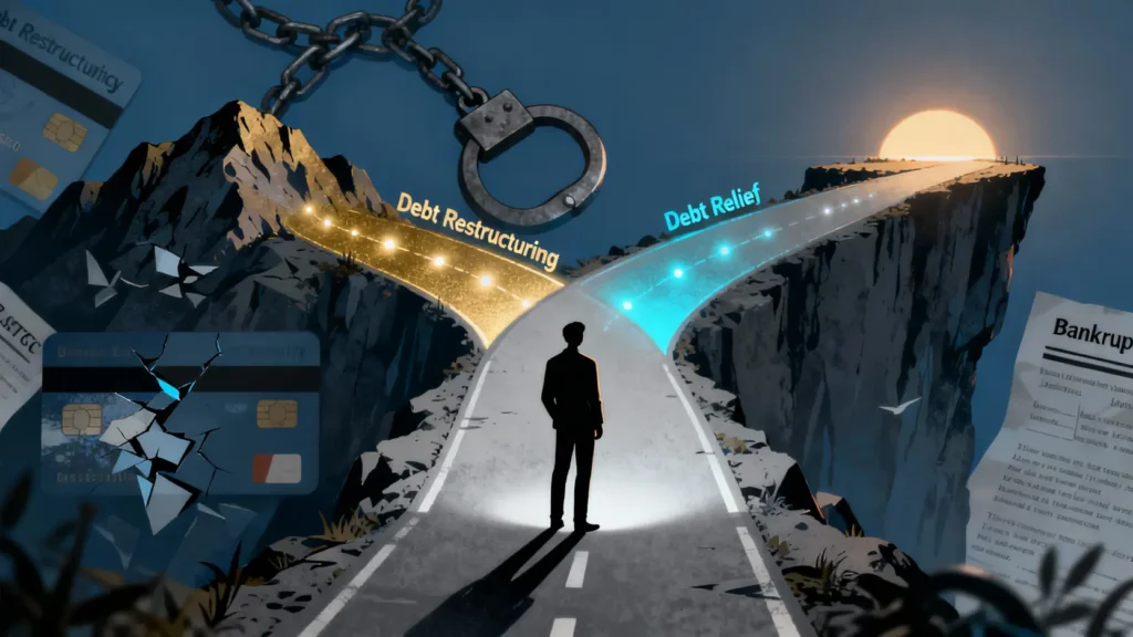 【民事索償律師費】請律師VS法律援助點揀好?一文睇清法援申請資格、收費模式 2 【IVA定破產好?】2026最新比較:一文看清債務重組、債務舒緩與破產分別及影響