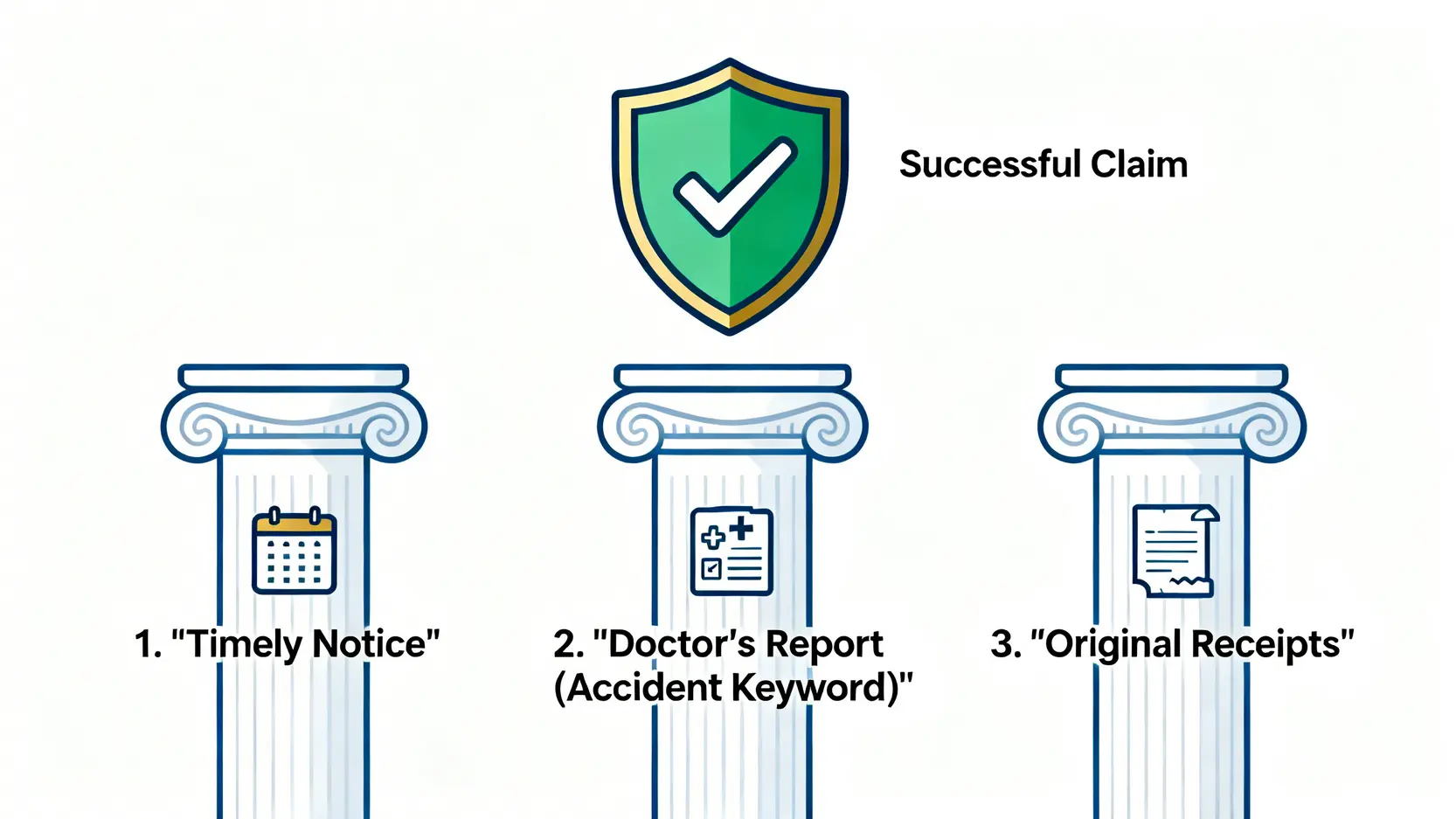 AIA意外索償全攻略:由文件、流程到注意事項,一篇教你Claim盡賠償! 4 成功索償意外保險的三大關鍵要素:及時通知、清晰的醫生報告及保留收據正本。
