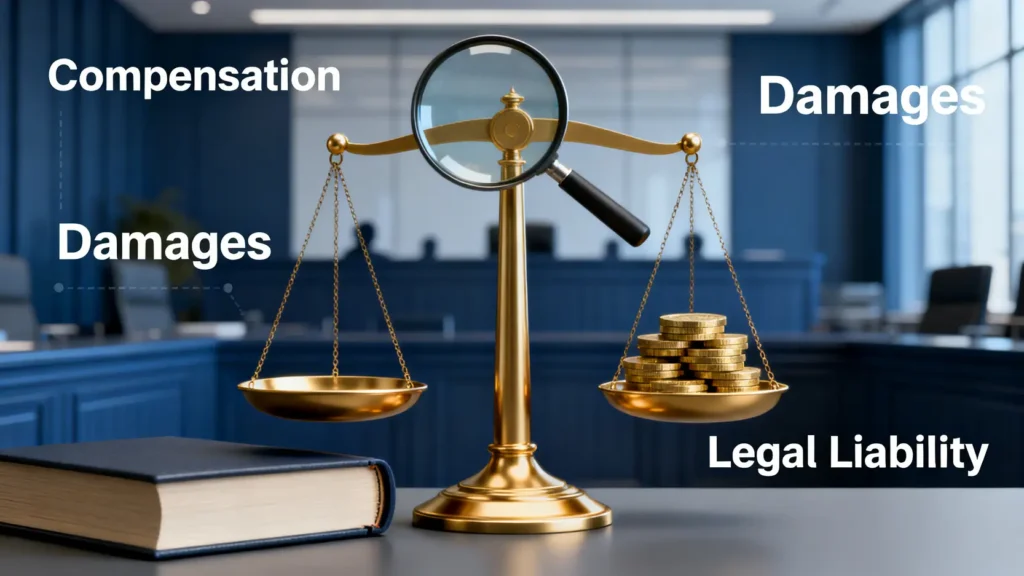 【2026賠償英文教學】Compensation vs Damages有咩分別?Indemnity、Legal Liability全解析 2 【賠償英文2026】Compensation vs Damages點分?法律顧問拆解4大關鍵詞(Indemnity, Legal Liability)