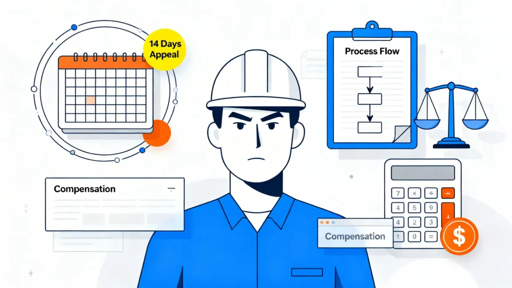 工傷判傷程序懶人包:勞工處流程、賠償計算、上訴時限全攻略 2 工傷判傷程序懶人包:勞工處流程、賠償計算、上訴時限全攻略