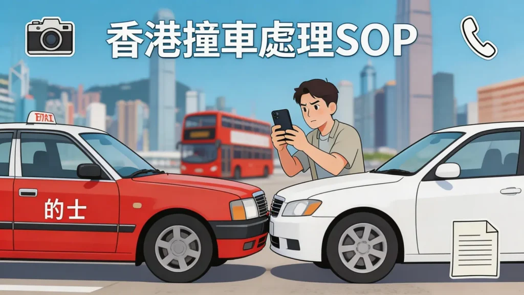 【香港撞車處理懶人包】SOP流程:現場10步驟自保,做錯隨時冇得賠! 2 【香港撞車處理懶人包】SOP流程:現場10步驟自保,做錯隨時冇得賠!